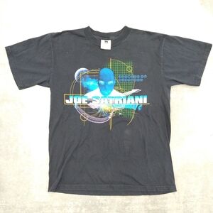 Joe Satriani VTG Winterland Black Graphic T-Shirt L Measurements